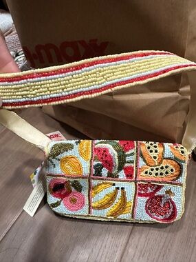 Made in India Viral beaded Fruit Bag - Multicolor